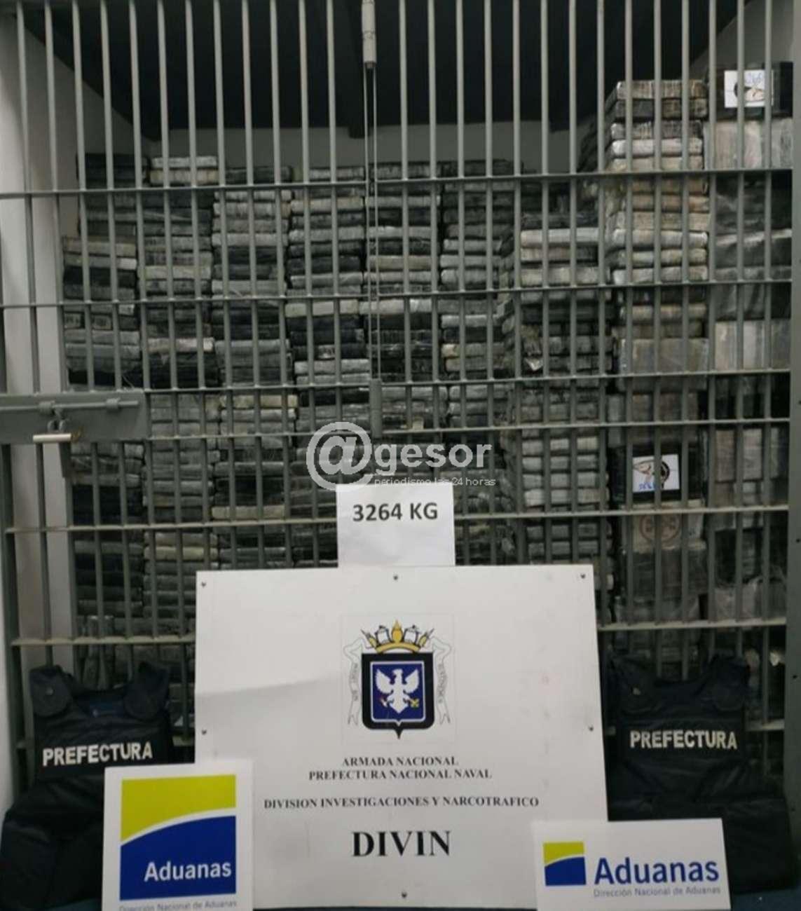 En las mayores incautaciones ha participado la DIVIN especialmente junto a la DNA y en algunas DGRTID